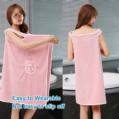 Womens Bath Towels Girls Wearable Fast Drying Bathing Beach Spa Bathrobes Wash Clothing, Shower Bath And Gym Towel