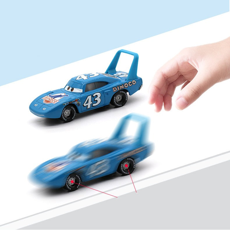 Disney Pixar Carros McQueen Mater Mack Tio Caminhão Liga Diecast Carro 1:55 Modelo Radiator Springs Cidade 11/6/4 Pçs Caixas de Carro Presente