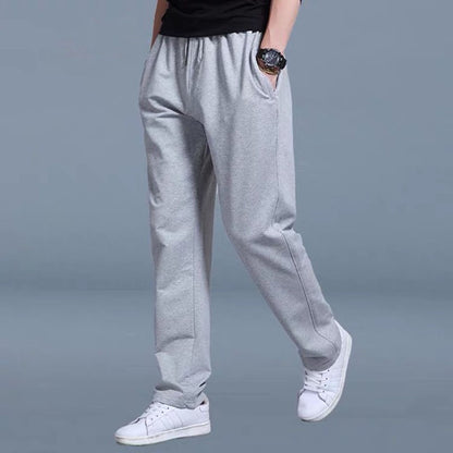 New Korean Straight tube Men Casual Sports Pants Running Workout Jogging Long Pants Gym Sport Trousers for Men Jogger Sweatpants