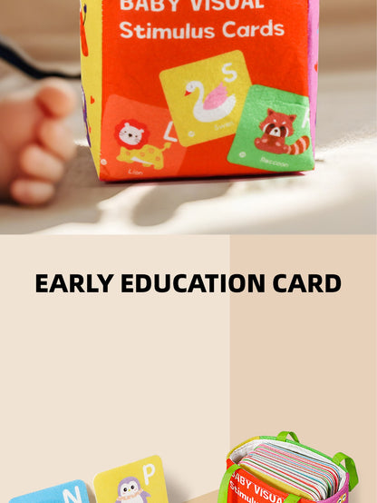 Baby object recognition cards, educational toys, early education and enlightenment