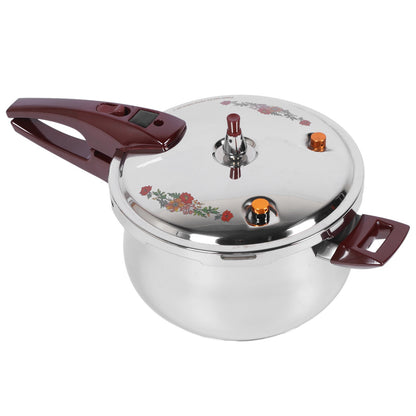 11L Pressure Cooker 80KPA Stainless Steel Multifunctional Multiple Security Guard with Ergonomic Handle Stovetop Pressure Cooker