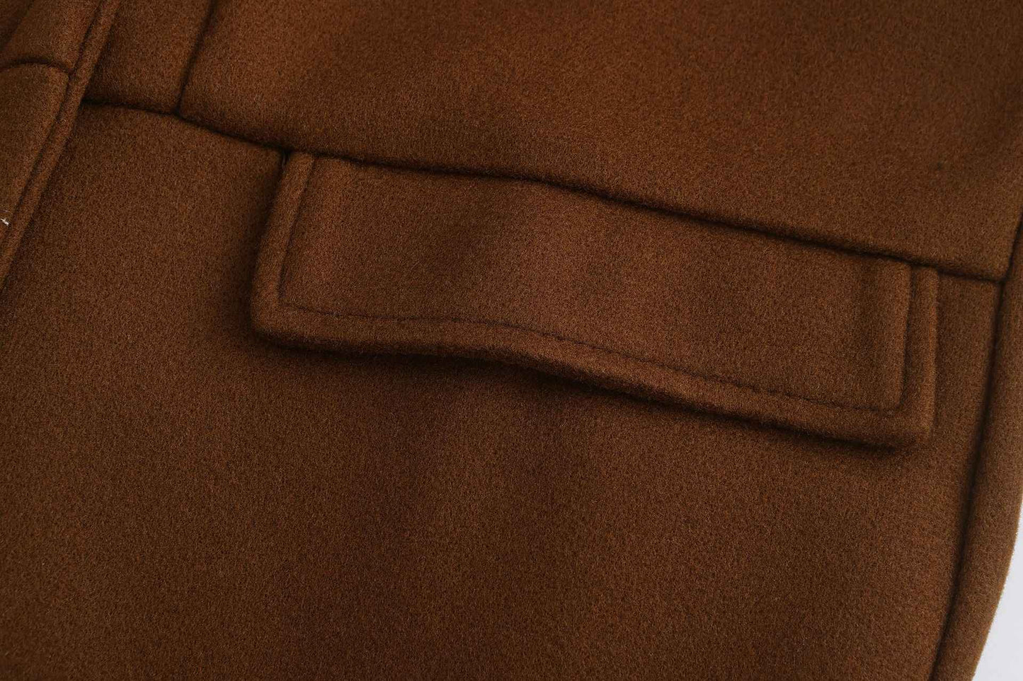 European and American Men's Casual Woolen Coat for Autumn and Winter, Young Men's Double-breasted Fur Collar Overcoat S-5XL