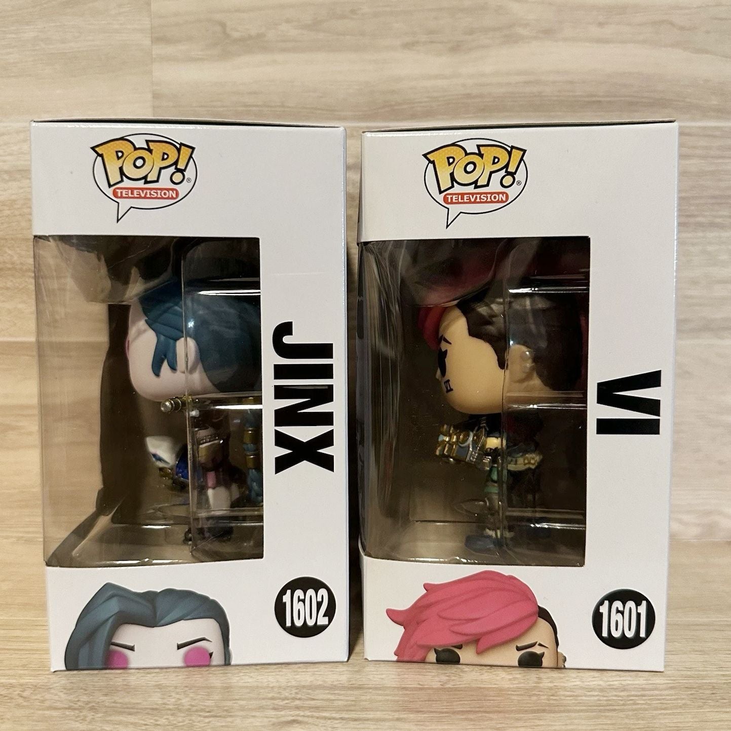 FUNKO POP Jinx Vi Caitlyn Mel Viktor Anime Figure Arcane? League of Legends Edição Limitada Boneco de Vinil Coleção Decoração Brinquedo