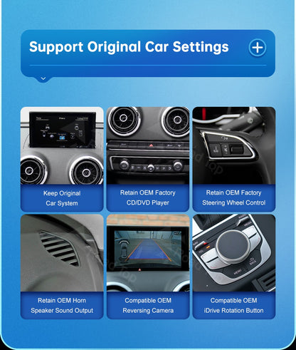 12.3'' Touch Display For Audi A3 S3 2014-2019 Road Top 12.3 Inch Multimedia Player Andriod Auto Link GPS Carplay Screen Car Play