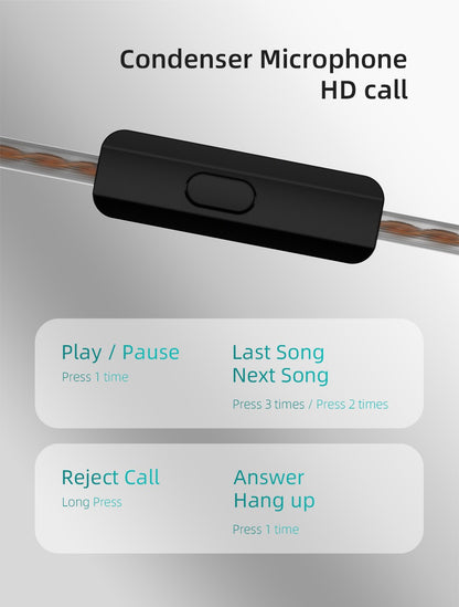 KZ EDX Pro Earphones Dynamic In Ear Monitor HiFi Wired Headphones Bass Stereo Game Music Earplugs Noice Cancelling Headset