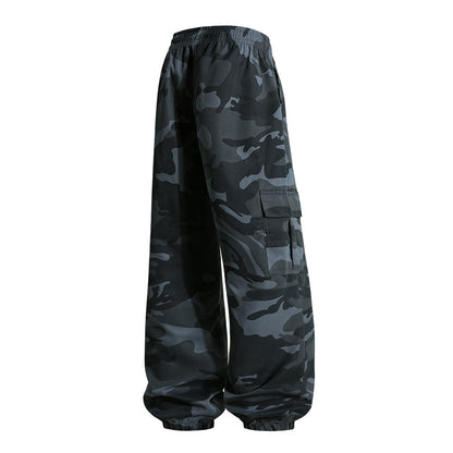 Men's Tactical Camouflage Overalls High-Quality Combat Pants Multi-Pocket Trousers Sports Training Casual Work Pants