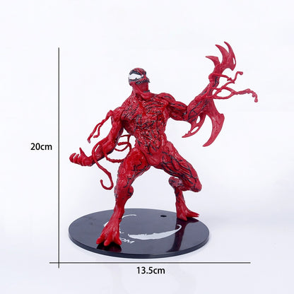 2024 Mais Recente Venom PVC Sólido Posição Deitada Venom Aliança de Vilões Homem Aranha Anime Modelo Artesanal Decoração Boneco