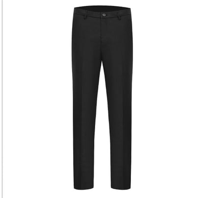 (Jacket+Pants) Men Fashion Simple Wedding Suit Black / Blue / Wine Red 2025 Homme Stand up Collar Business Social Dress 2Piece