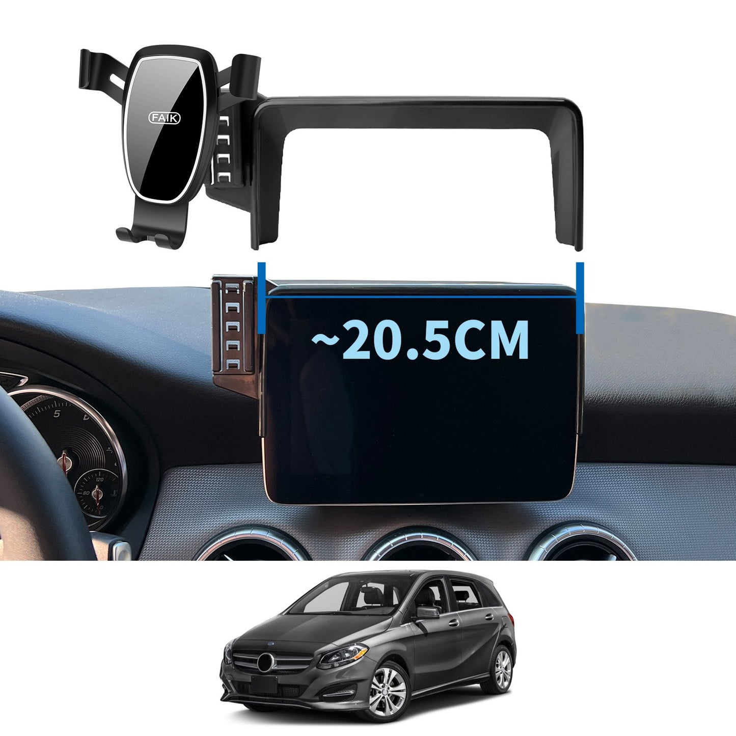 Car Phone Holder for Mercedes-Benz B-Class 220 220d W246 2012~2018 GPS Bracket Navigation Stand Auto Accessories