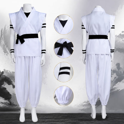 Ryomen Sukuna Cosplay Costume Jujutsu Kaisen Anime Kimono Outfit Full Set Tattoo Stickers Halloween Party Roleplay Costume