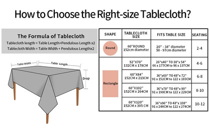 Olanly PVC House Table Cloth Rectangular Tablecloths Waterproof Table Mat For Coffee Table Banquet Decoration Dining Table Cover