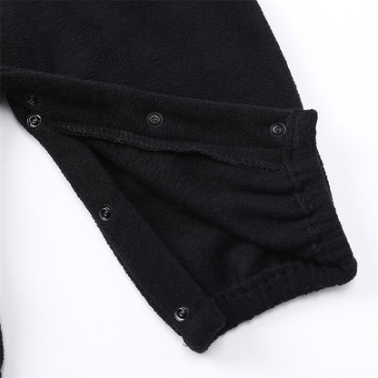 Halloween Baby Clothes Thicken Fleece Rompers Bat Devil Toddler Boy Girl Jumpsuit Warm Hallowmas Costumes Cosplay Outfits