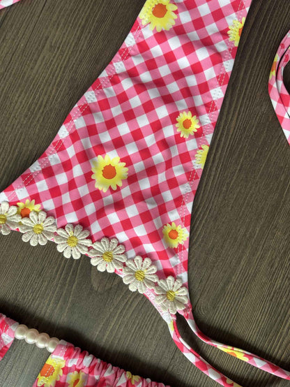 Micro Bikinis 2025 Sexy Women Swimsuit Swimwear Female Thong Bikini Set Biquini Bathing Suit Print Swimming Suits Beachwear