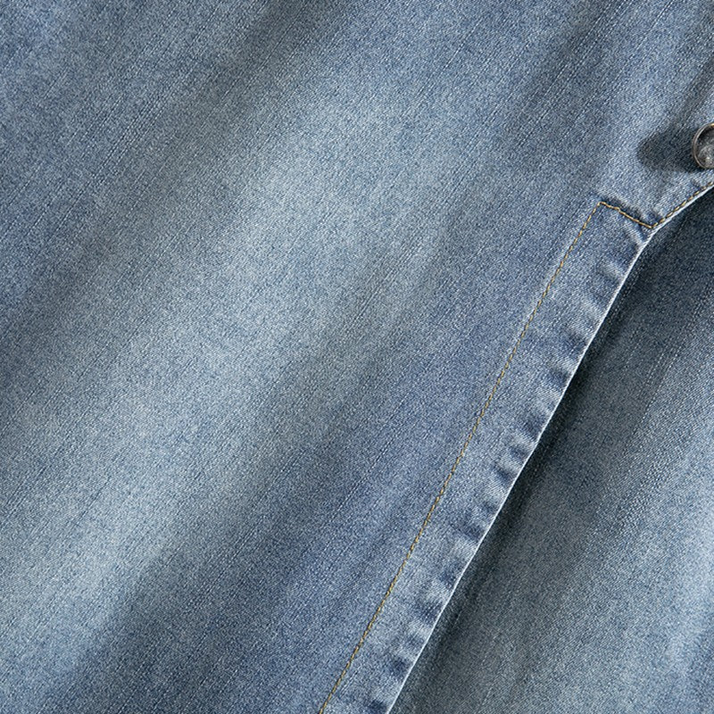 Plus Size Denim Skirt Women Autumn 2024 New High Elastic Waist Blue Color Jeans Skirts With Lining Korean Style Casual Skirt