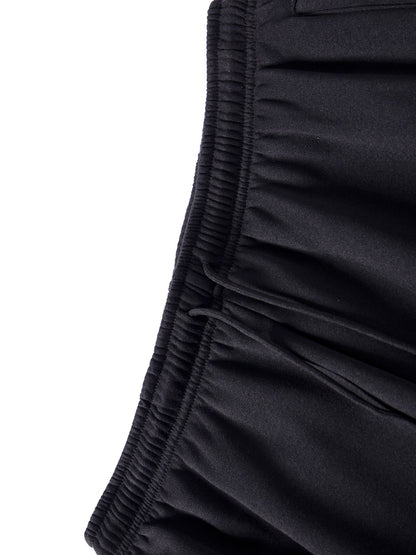 Calça Moletom Masculina Reta, Jogger para Esportes e Moda Urbana, Larga, Grande, com Cordão, Calça Longa Masculina com Múltiplos Bolsos