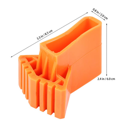 4 Peças Tapetes de Borracha Antiderrapantes Dobráveis para Escada Pés Almofadas Resistentes para Perna de Escada Ferramentas de Construção Peças de Andaimes Antiderrapantes