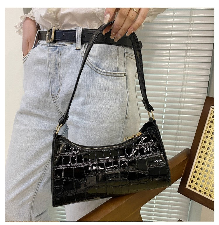 Fashion Exquisite Shopping Bag Retro Casual Women Totes Shoulder Bags Female Leather Solid Color Chain Handbag for Women 2024