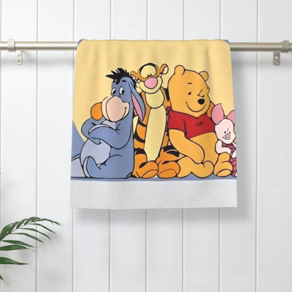 Winnie The Pooh Bear Piglet Merch Towel for Beach New Summer Microfiber Shower Towel No Sand Quick-Dry Surf Towels