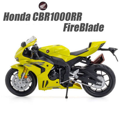 Escala 1:12 BMW S1000RR Honda CBR1000RR Liga Fundido Miniatura Motocicleta Carro Modelo Brinquedos Rodas Direcionáveis Veículos para Meninos Presentes