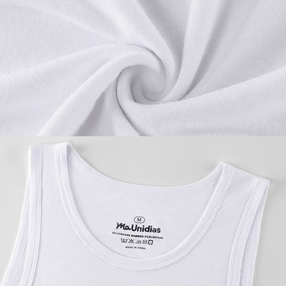 3Pcs/Pack Solid Color Men's Tank Top Sleeveless Undershirts Men Vest Gym T-Shirt High Quality Bamboo Fiber Man Singlets Sports