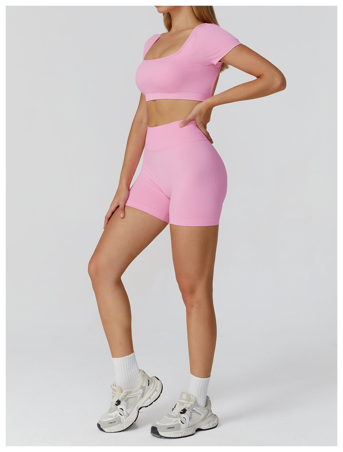 Yoga Clothes Set 2PCS Gym Sportswear Women Sports Bra High Waist Leggings Fitness Suit Running Workout Tracksuit Athletic Wear