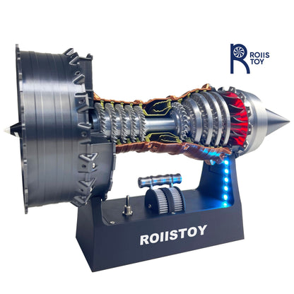 Trent 900 Ultra Precise Turbofan Model 200 Plus DIY Parts With Brushless Motor Engineering Student Training Kit