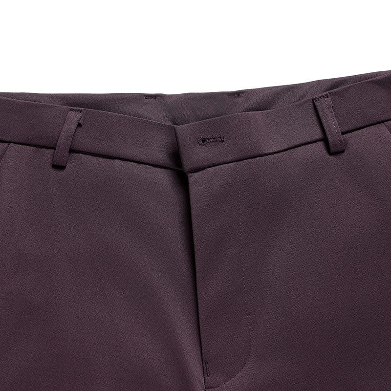 29-42 Men's Summer Pants Thin Straight Stretch Casual Pants with No Trace No Ironing Fabric Silky and Cool Feeling