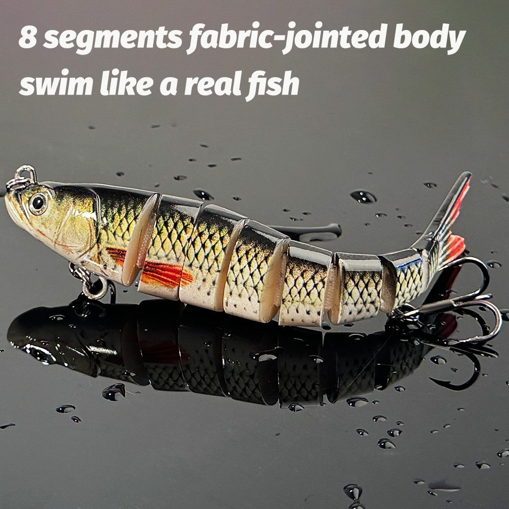 Isca Swimbait 11g 16g 27g Multi Articulada Lenta Afundante Segmentada Biônica Natação Pesca Baixo Anzol Triplo Pesca de Carpa Isca Dura
