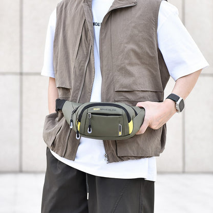 Unisex Mobile Waist Bag - Large Capacity, Water-Resistant, Durable for Work & Travel, Fashion Crossbody Pack Sports Bag