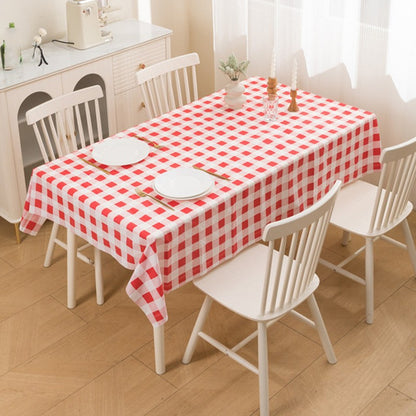 The tablecloth with a warm and cozy atmosphere, a high-temperature resistant tablecloth, and a waterproof, oil-proof, and no-was