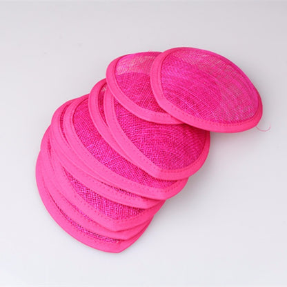 13 CM Sinamay Teardrop Fascinator Base Material Feminino de Chapelaria Base para Chapéus de Coquetel Acessórios de Cabelo DIY para Festas