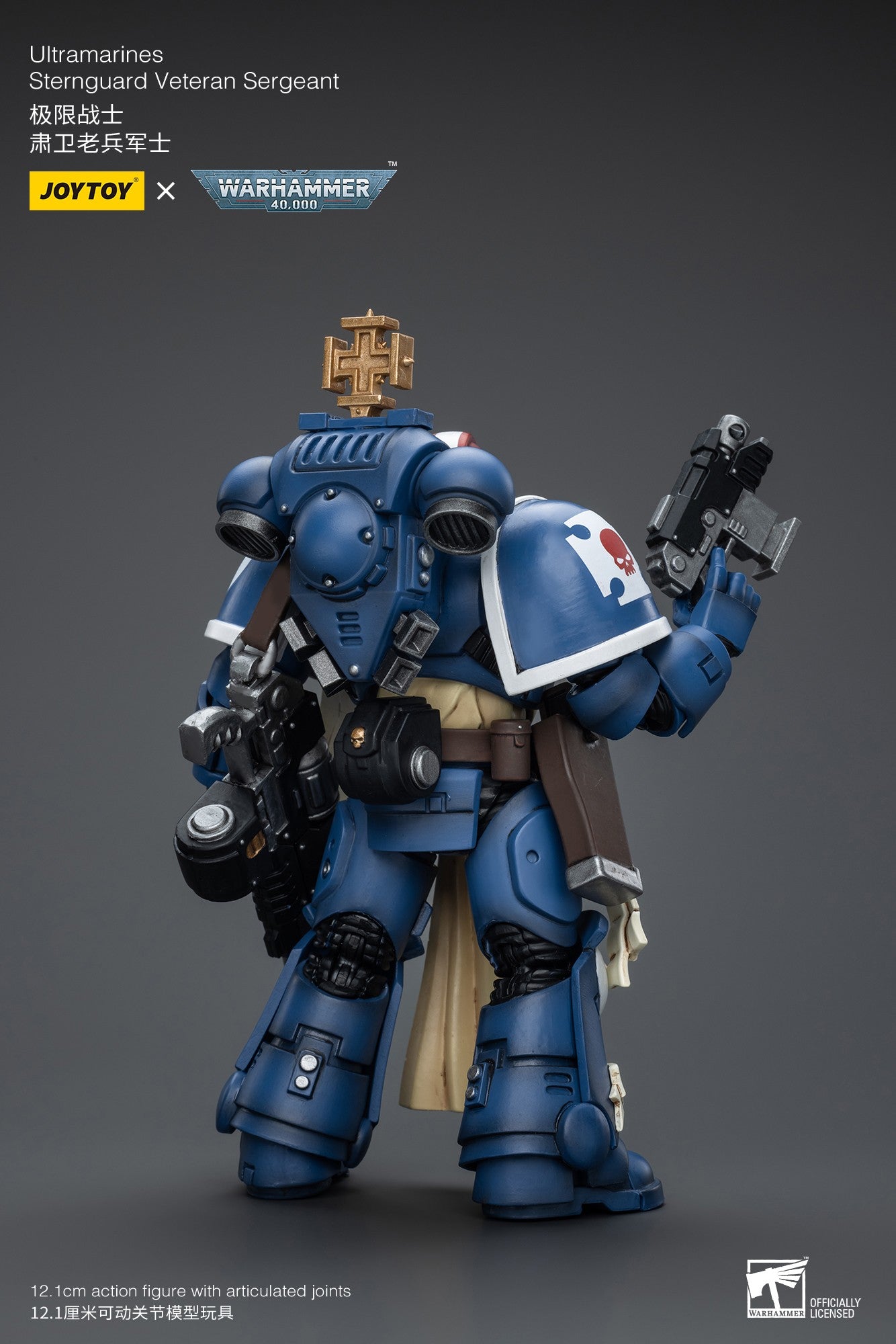 JOYTOY Warhammer 40k 1/18 Action Figures Anime 12,1cm Ultramarines Sternguard Veteran Coleção Modelo Brinquedos