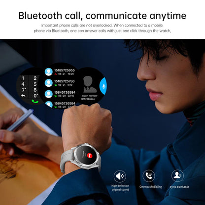 Novo Para Xiaomi S4 Ultra Outdoor Sports Smart Watch Masculino 1,53 polegadas AMOLED NFC GPS Bússola Frequência cardíaca À prova d'água Chamada BT Smartwatch