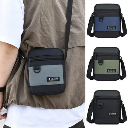 New Oxford Cloth Men Shoulder Bag Waterproof Large Capacity Crossbody Bag Comfortable Portable Messenger Bag Outdoor
