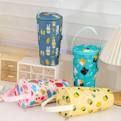Baby Milk Bottle Insulation Bags Cartoon Portable Waterproof Feeding Bottle Thermal Bag Milk Warmer Cooler Stroller Hang Bags