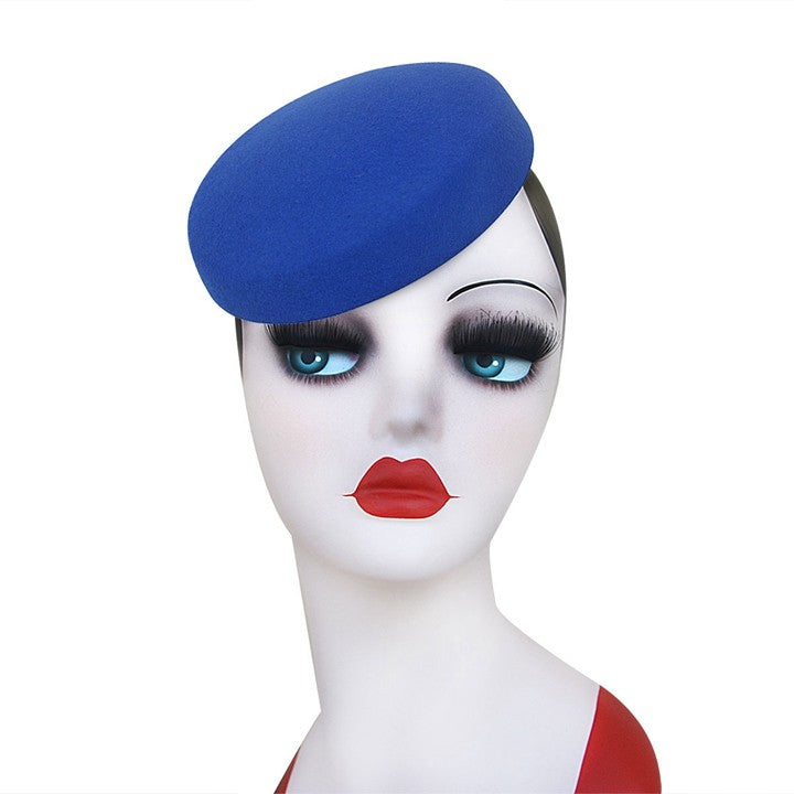 Lawliet Circle Feminino Capacete Chapéus de Feltro de Lã Chapéus Pillbox Fascinator para Mulheres Suprimento de Chapelaria Base de Chapéu Chapéus de Coquetel
