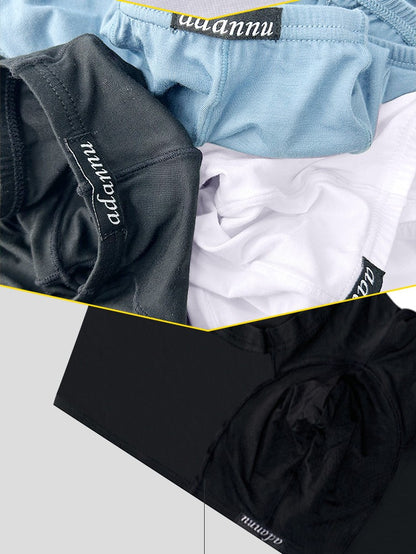 Simple, solid color, new thin Modal boxers, low waist and light boxers AD741