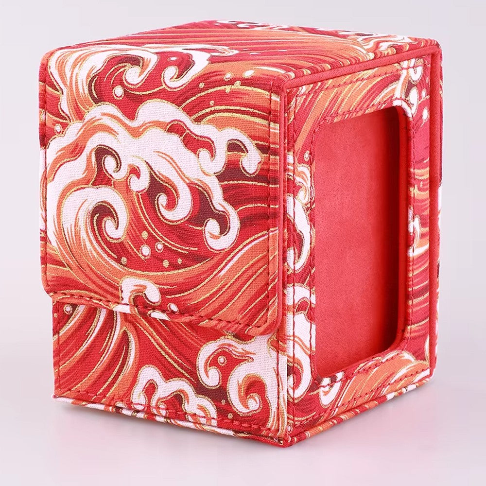 Estojo Porta-Deck de Cards de RPG para 100+ Cartas Magic TCG, Organizador e Estojo de Armazenamento para Jogos de Tabuleiro, Estojos para Cartas Colecionáveis, Presentes