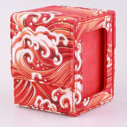 Estojo Porta-Deck de Cards de RPG para 100+ Cartas Magic TCG, Organizador e Estojo de Armazenamento para Jogos de Tabuleiro, Estojos para Cartas Colecionáveis, Presentes