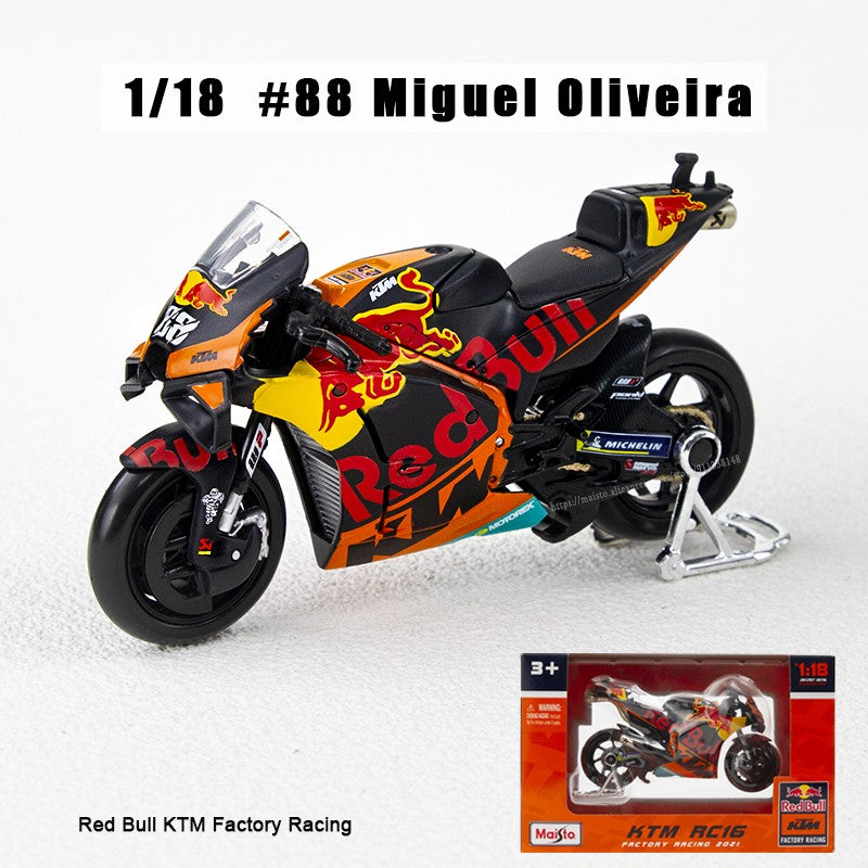 Maisto 1:18 NOVA Ducati Lenovo Team 2023 #1 Bagnaia Campeão Moto GP Corrida motocicleta de liga fundida Modelo de coleção de presente de brinquedo