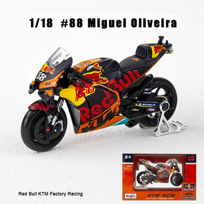 Maisto 1:18 NOVA Ducati Lenovo Team 2023 #1 Bagnaia Campeão Moto GP Corrida motocicleta de liga fundida Modelo de coleção de presente de brinquedo
