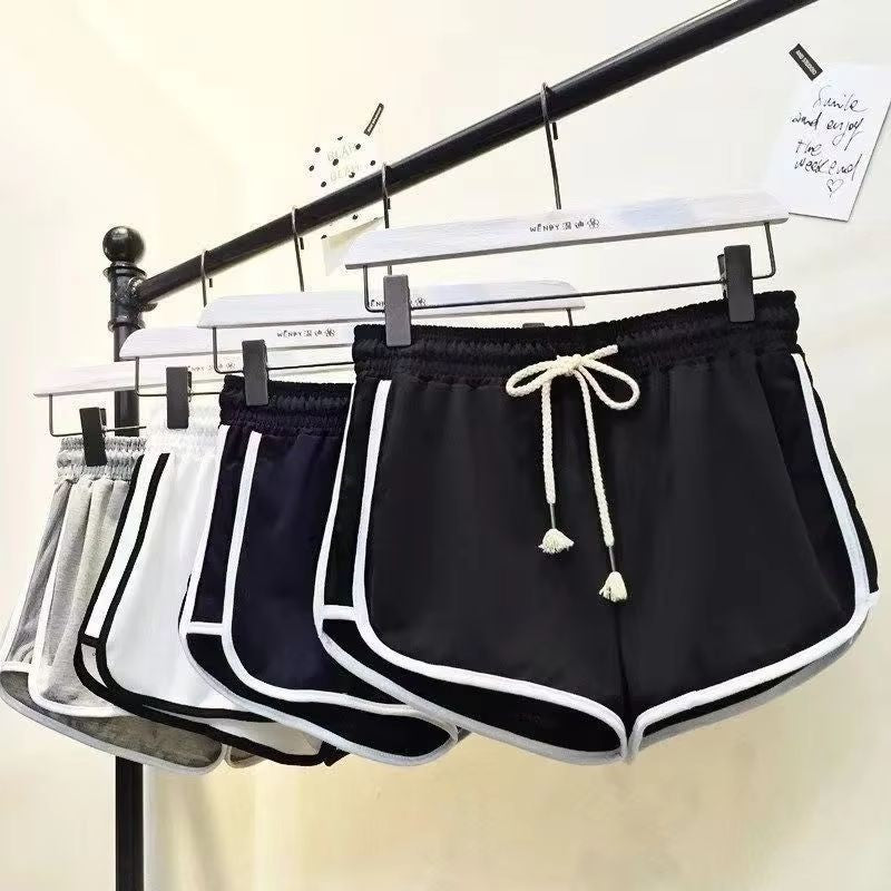 Elastic Shorts for Women Loose Fitting Quick Drying Summer Thin Running Fitness Leisure and Anti External Wear