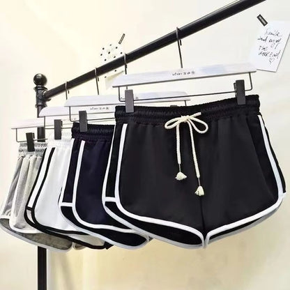 Elastic Shorts for Women Loose Fitting Quick Drying Summer Thin Running Fitness Leisure and Anti External Wear