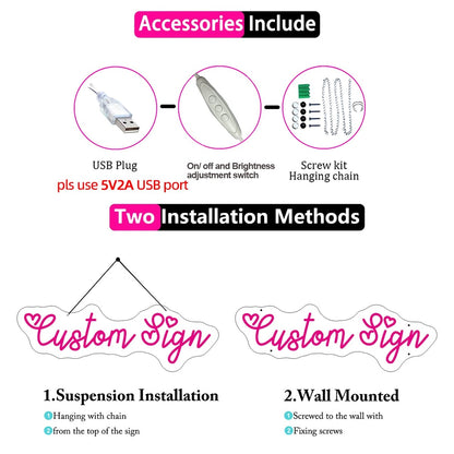 Day of the Dead Sugar Skull Neon Sign Mexican Sugar Skull Art Sign Día de los Muertos LED Light Sign for Home & Party Decor