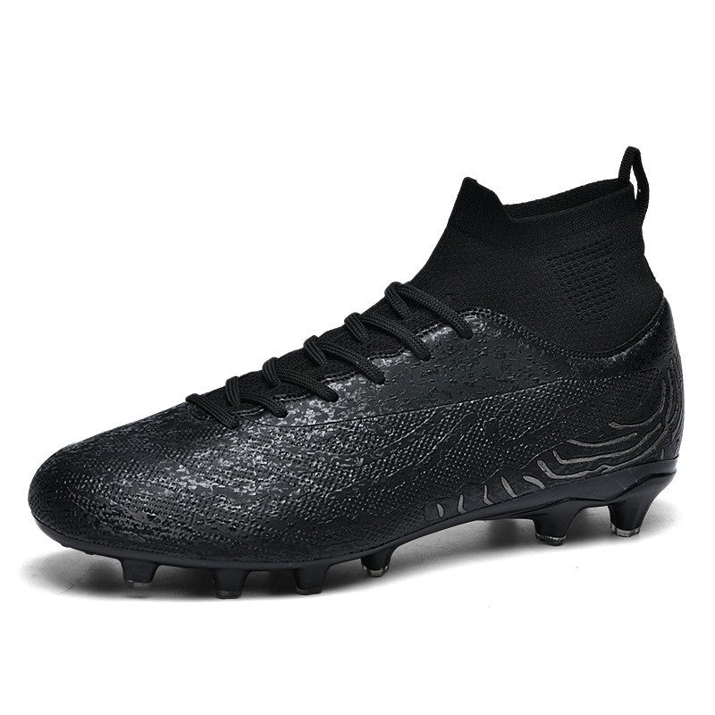 New Men Sport Soccer Shoes Training Boys Football Boots Outdoor Adult Long Spikes Non Slip Cleats Breathable Match Comfortable