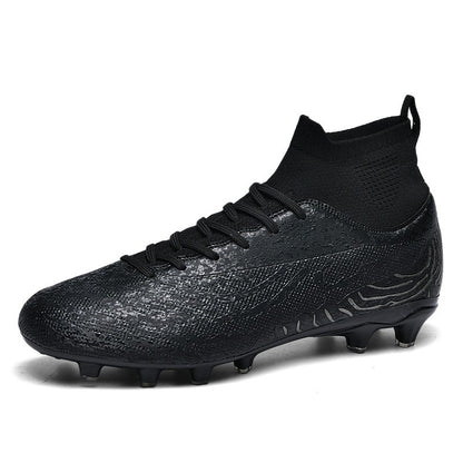New Men Sport Soccer Shoes Training Boys Football Boots Outdoor Adult Long Spikes Non Slip Cleats Breathable Match Comfortable