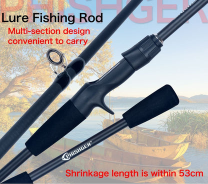 Vara de Pesca PHISHGER Giratória Baitcasting Viagem Carbono Mini Produtos para Pesca Peso de Arremesso 5-30g M Rápida Ultraleve Isca Truta