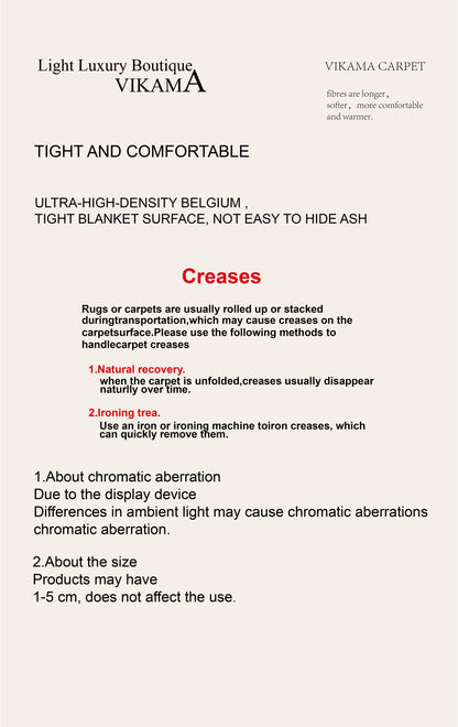 VIKAMA Cartoon Cat Patterned Carpet Home Decor. Provides Warmth For The Living Room And Bedroom Bedside. Non-Slip And Dirt-Proof