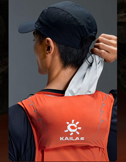 KAILAS FUGA AIR 8L Unisex Travel Marathon Trail Running Hiking Cycling Backpacks  with Dual Soft Water Bottles KA2554005