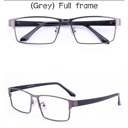 62MM Business Oversized Eyewear Frame Super Large Optical full frame glasses Big Head Metal Big Size reading  Glasses for men